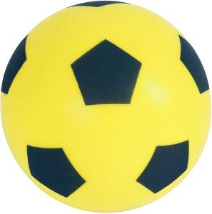 Fun Sport Size 5 Yellow Football Indoor Outdoor Soft Sponge Foam Soccer Ball