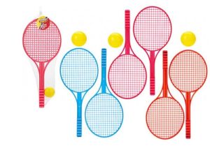 Deluxe Tennis Set With Soft Ball X 1 Random Color Will Be Sent