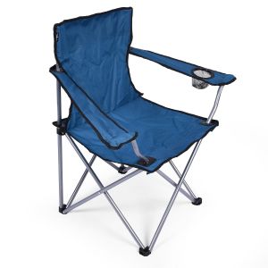 Camping Folding Chairs Patio Outdoor Portable Garden Chair Fishing Lounger Seat With Cup Holder Beach Chair