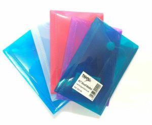 A7 Stud Wallets Plastic Document folder Filing Storage files - pack of 5