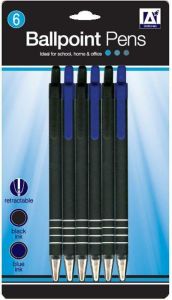 Anker Stationary 5 Ballpoint Pens On Blister Multicolour 26 x 12 x 3 CM For Kids