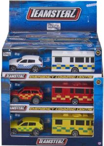 Police Emergency Command Center Police, Fire and Rescue Vehicle Toy Playset