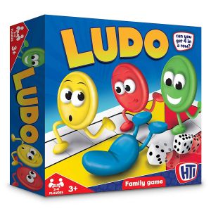 HTI Toys Traditional Games Ludo Family Board Game Set