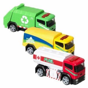 4' INCH CITY TRUCKS i In Acetate Box Die cast Metal Truck Toy Teamsterz Kids