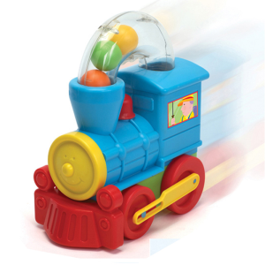 Funtime Push Along Ball Blowing LOCO Train Toddler & Baby Toy | 12 Months