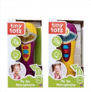 Tiny Tots My 1st Microphone- Fun Sounds & Flashing Lights- Stocking Filler