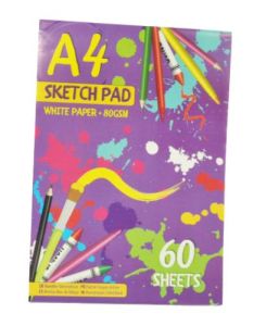 A4 Sketch Pad White Paper Book Drawing Doodling Artist Sketching Art Craft