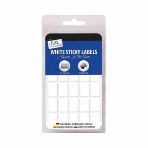 510 Sticky Labels Price Stickers Self Adhesive White Blank Retail Tag