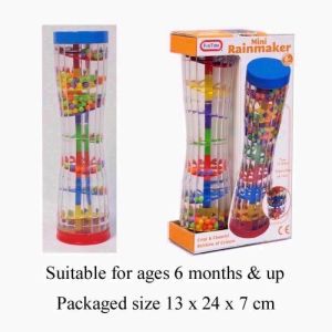 Funtime Baby Toddler Rainbow Rainmaker Activity Toy Rattle New Boxed 6 Months+