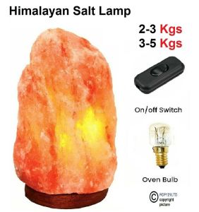 Himalayan Salt Lamp Crystal Pink Rock Gift Birthday Natural Healing 100% Genuine
