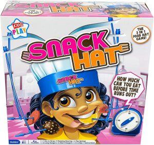 Kids Play Snack Hat The 3 in 1 Food Hat Multiple Player Board Game for Kids