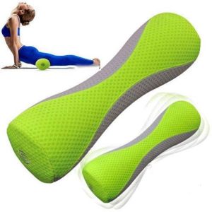 YOGA ROLLER ELECTRIC VIBRATING MASSAGER MUSCLE RELIEF PILATES FITNESS PU FOAM