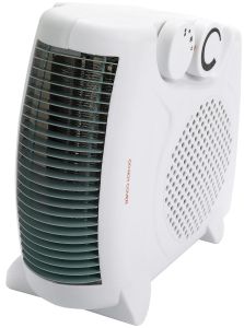 Dual Position Small Fan Heater 2000w Portable 2 Heat Setting Electric Fan Heater