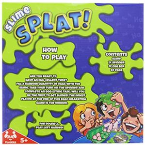 SLIME SPLAT FAMILY GAME SLIME INCLUDED DON'T GET SLIMED AGE 5+