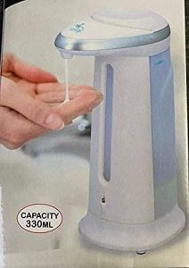 Auto Touchless Soap Dispenser for Bathroom or Kitchen Free Battery Operated Touchless Countertop Liquid Lotion Soap Dispensers for Kitchen Bathroom Hotel Office Hand Washing