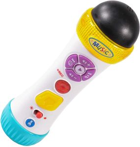 Kids Musical Microphone with Recording, Playback and Sound Effects Musical Talents Loose With The Microphone