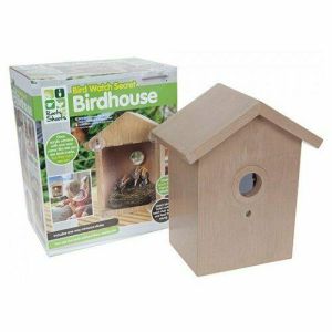 BIRDHOUSE FEEDER WOODEN SECRET GARDEN BIRD WATCH BIRDS HOUSE BOX NEST NESTING