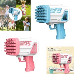 32Hole Bubble Gun Blaster Machine Rocket Launcher Bubbles Kids Toy Gift Assorted