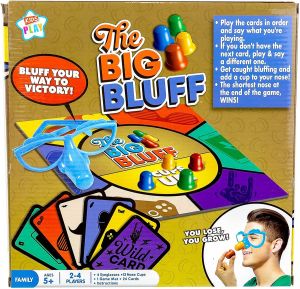 The Big Bluff Exciting Game of Deception Multiple Player Board Kids Family Games