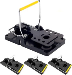 MantraRaj Pack Of 4 Snap Mouse Traps Heavy Duty Rat Catcher Rodent Mice Reusable Pest Control Rodent Snap Traps