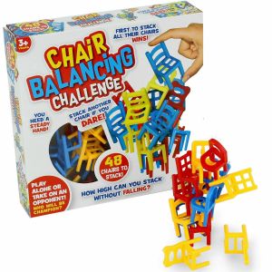 Chair Balancing Stackable Tower Party Game Stacking Challenge Board Puzzle Game For Fun