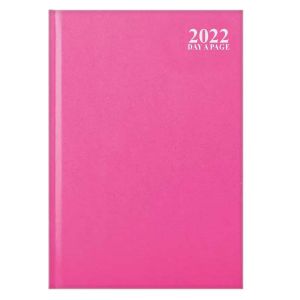 2022 A4 Day a Page Half Page of Saturday & Sunday Diary DAP With Hardback