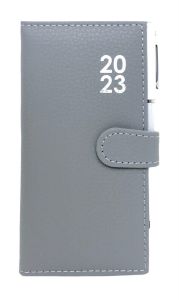 2023 Slimline Week To View Diary With Pen Premium Planner Organizer X 1 Grey