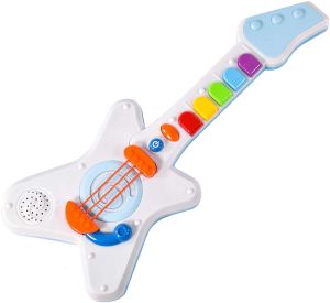 Rock N Roll Light Up & Sounds Guitar For Kids Children Gift Easy Play Toy New