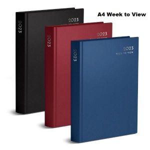 2023 A4 Week To View Diary WTV With Hourly Slots For Week Days Planner Organiser