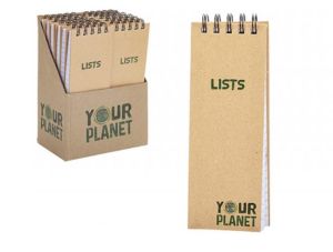 Eco Spiral List Kraft Notebook For Home School Travel To Write Down All 