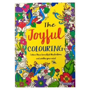 Relaxing Stress Relieving Colouring Books for Adults - Joyful
