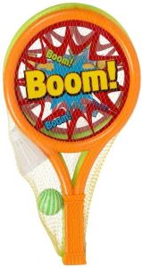 Boom Bats Set Ball Shuttlecock Badminton Tennis Kids Indoor Garden Fun