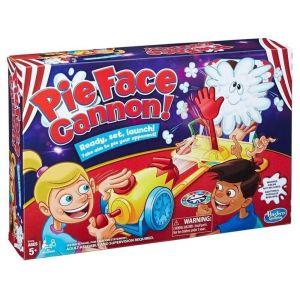 Pie Face Cannon Game Whipped Cream Family Board Game Kids Ages 5 and Up