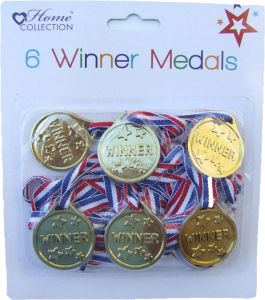 Children Gold Winners Plastic Winner Medals Game Toys Prizes Awards Kids Party