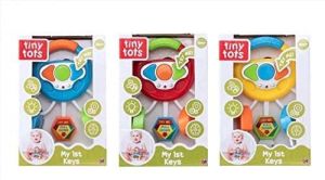 Tiny Tots My 1st Keys Chain Set- Fun Sounds & Flashing Lights Learning Toys
