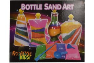 SAND ART BOTTLE KIDS GIRLS CRAFT DIY HOBBY PARTY ACTIVITY TOY GAME KIT SET
