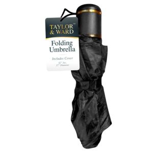 Folding Umbrella Included Cover  42" Arc 37" Windproof Travel Umbrella
