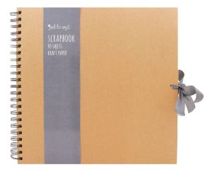 Scrapbook Kraft Paper Sheet Photo Album Family Memories Best Keepsake Craft Book 40 Sheet 12"