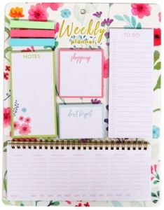 Weekly Planner Calender To Do List Shopping Memo Pad Office Stationery Notebook