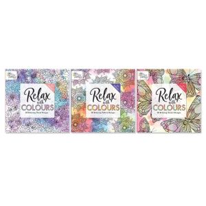 Relax With Colours Therapy 3rd Edition Adult Colouring Books