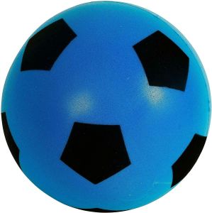 Fun Sport Size 5 Blue Football Indoor Outdoor Soft Sponge Foam Soccer Ball