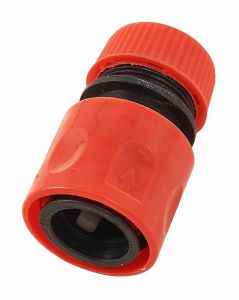 New 1/2" Hose Connector Female Fitting With Shut Off Diy Gardening Amtech U2400