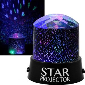 New LED Star Projector Night Light Sky Star Moon Lighting Lamp Kids Gift Bedroom