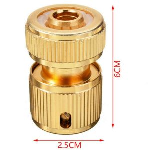 1/2" Brass Hose Connector Garden Watering Water Hose Pipe Tap Adaptor Fitting
