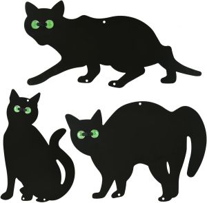 Garden Cat Deterrent Scarer Fox Metal Pest Control Repellent Scarer Nuisance pack of 3
