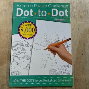 Dot To Dot Puzzle Drawing Book Challenge Adults Teenage Relaxing Hobby Activity
