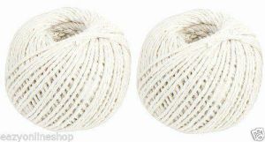 Brand new 2 x 40m BALLS OF STRING COTTON TWIN Ball CRAFT STRING 80m TOTAL