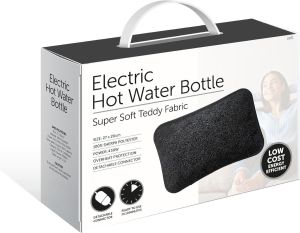 Rechargeable Electric Hot Water Bottle Bed and Hand Warmer with Luxurious Cover