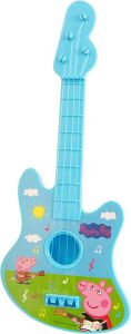Peppa Pig Acoustic Toy Guitar with 4 Strings  For Kids Ages 3+