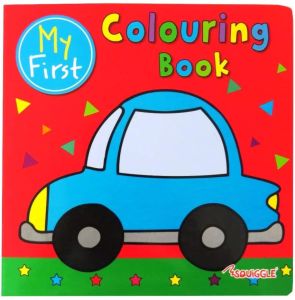MY FIRST LEARNING TO COLOUR COLOURING BOOKS BOOK KIDS BOYS GIRLS FUN PENCILS